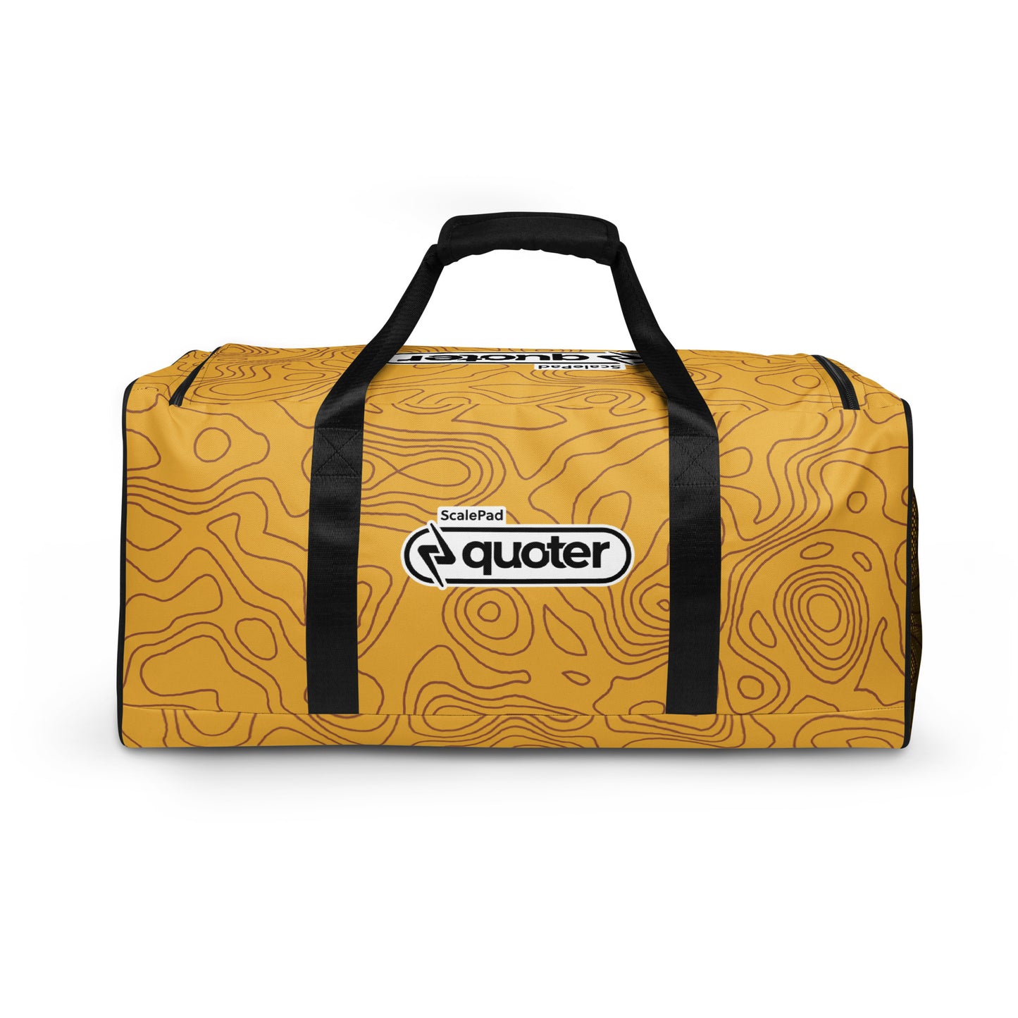Topographical duffle bag