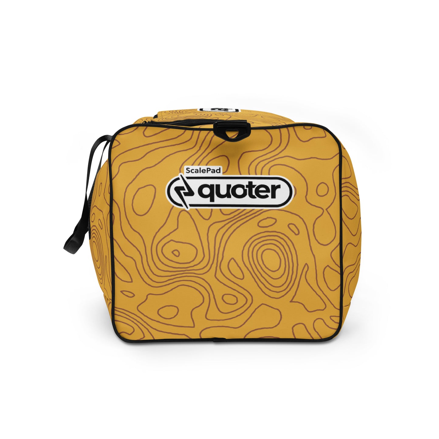 Topographical duffle bag