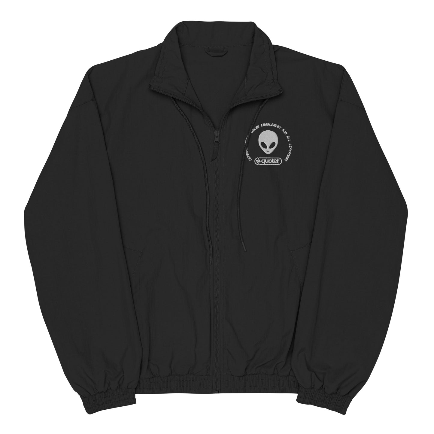 Interplanetary embroidered tracksuit jacket