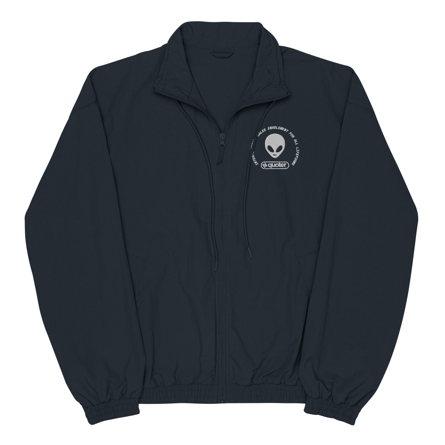 Interplanetary embroidered tracksuit jacket