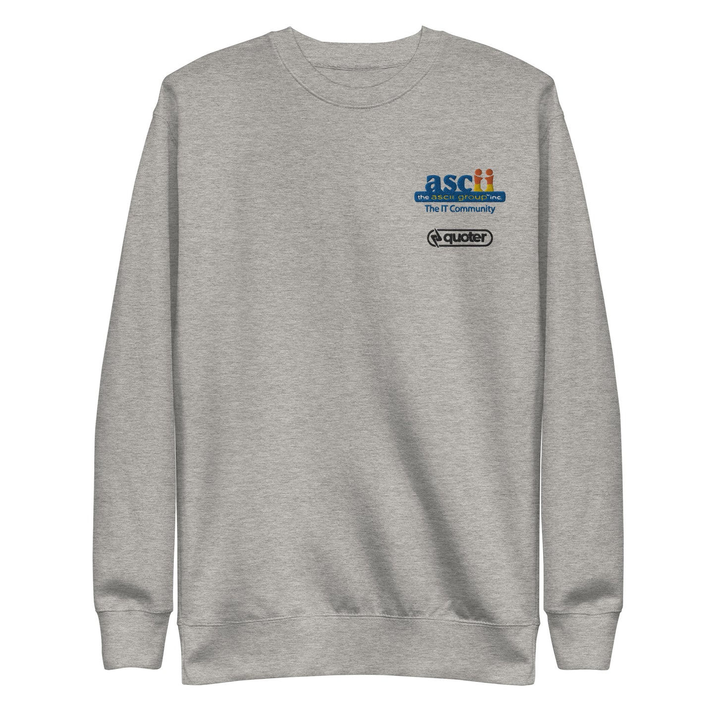 ASCII + Quoter Premium Sweatshirt