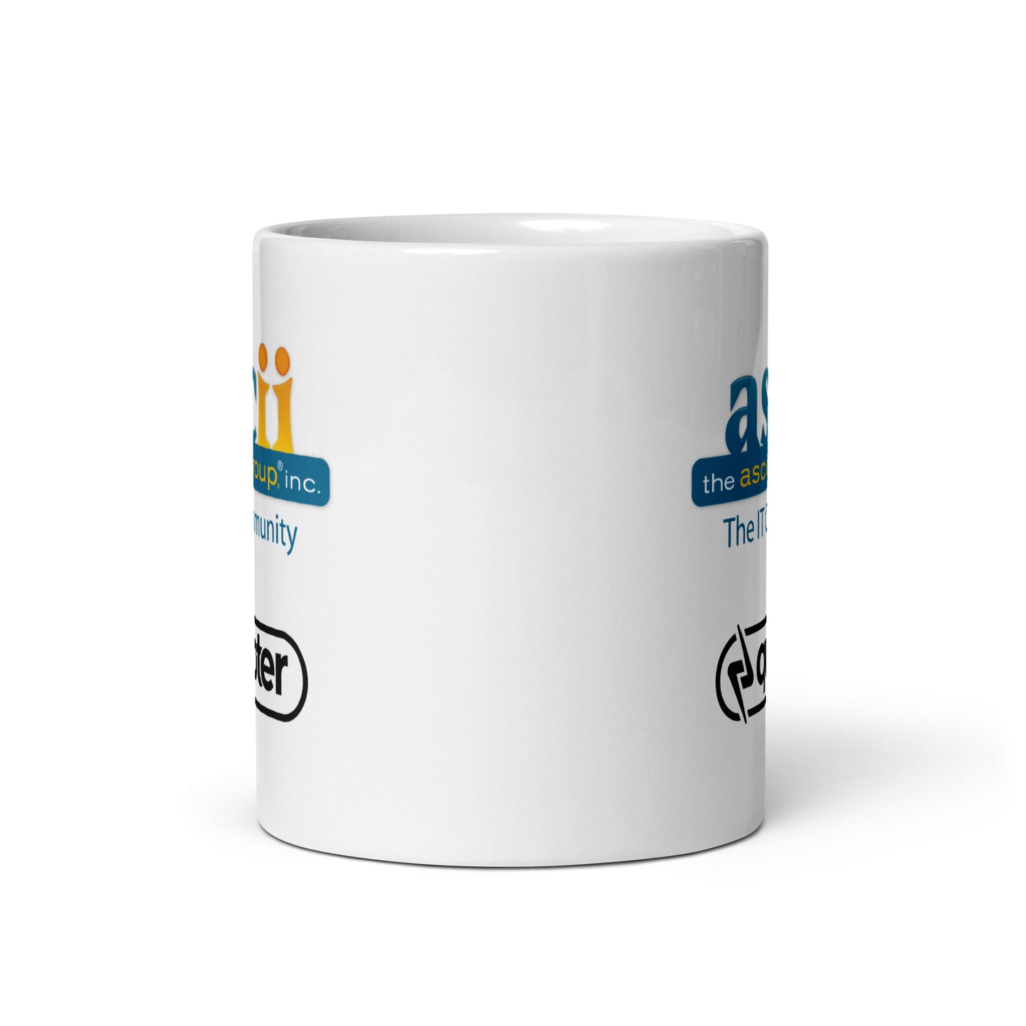 ASCII + Quoter Glossy mug