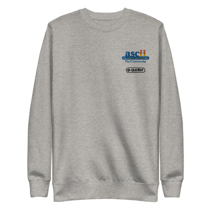 ASCII + Quoter Premium Sweatshirt