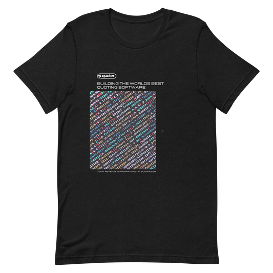 Programmed revenue unisex t-shirt